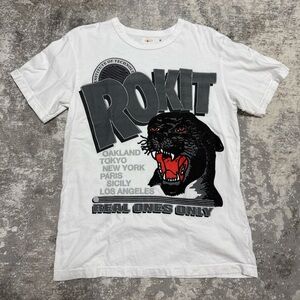 White Panther Graphic Short Sleeve Tee